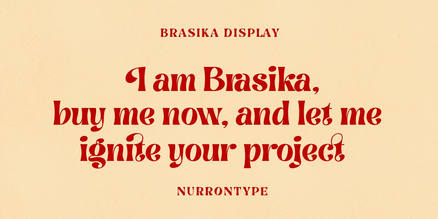 Brasika Display Font